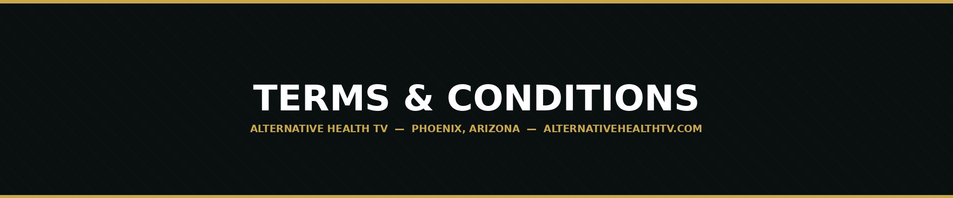 Terms & Conditions